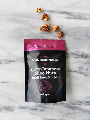 KAMIKAZE: spicy, savoury and sweet blend of roasted peanuts and almonds